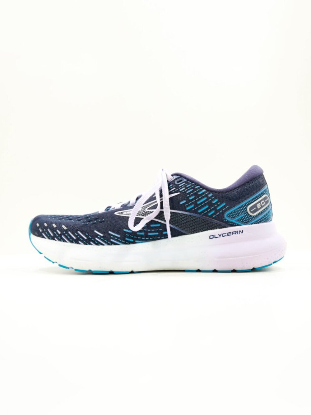 Brooks Glycerine 20 Blue Mesh Lightweight Running Shoes - Women's 9 B